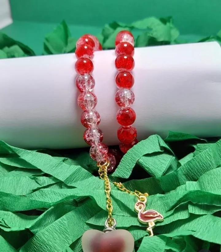 6mm Faceted Crystal Bead Bracelet – Elegant Sparkle Stretch Bracelet