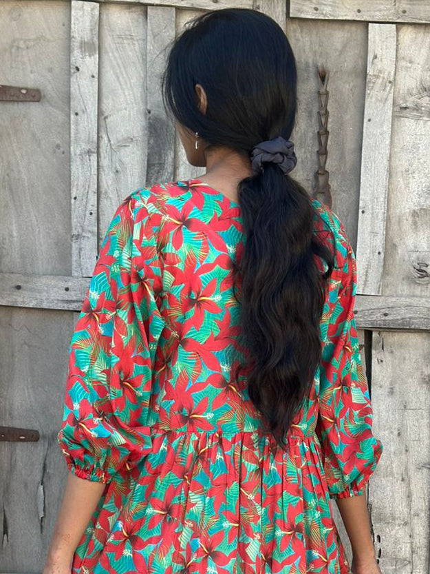 Lawn Printed Casual Tunic Frock – Summer Breeze Edition