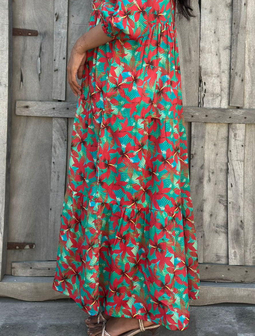 Lawn Printed Casual Tunic Frock – Summer Breeze Edition