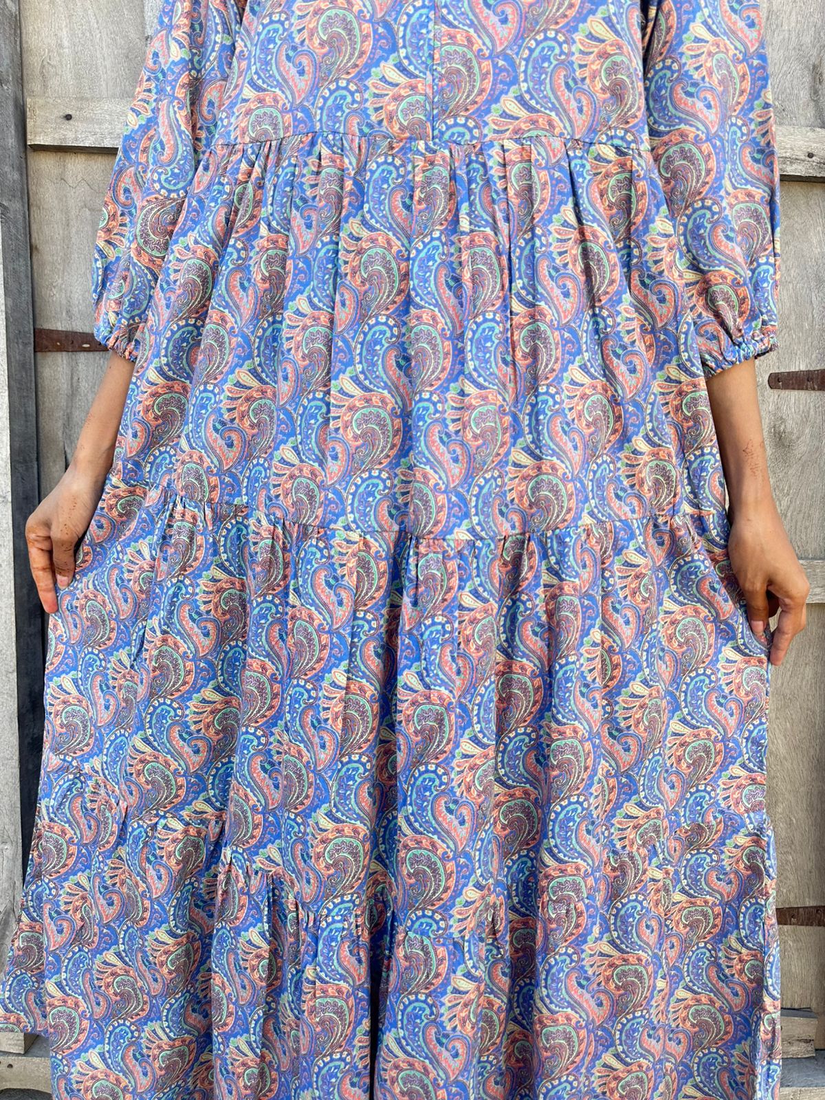 Paisley Charm Casual Maxi
