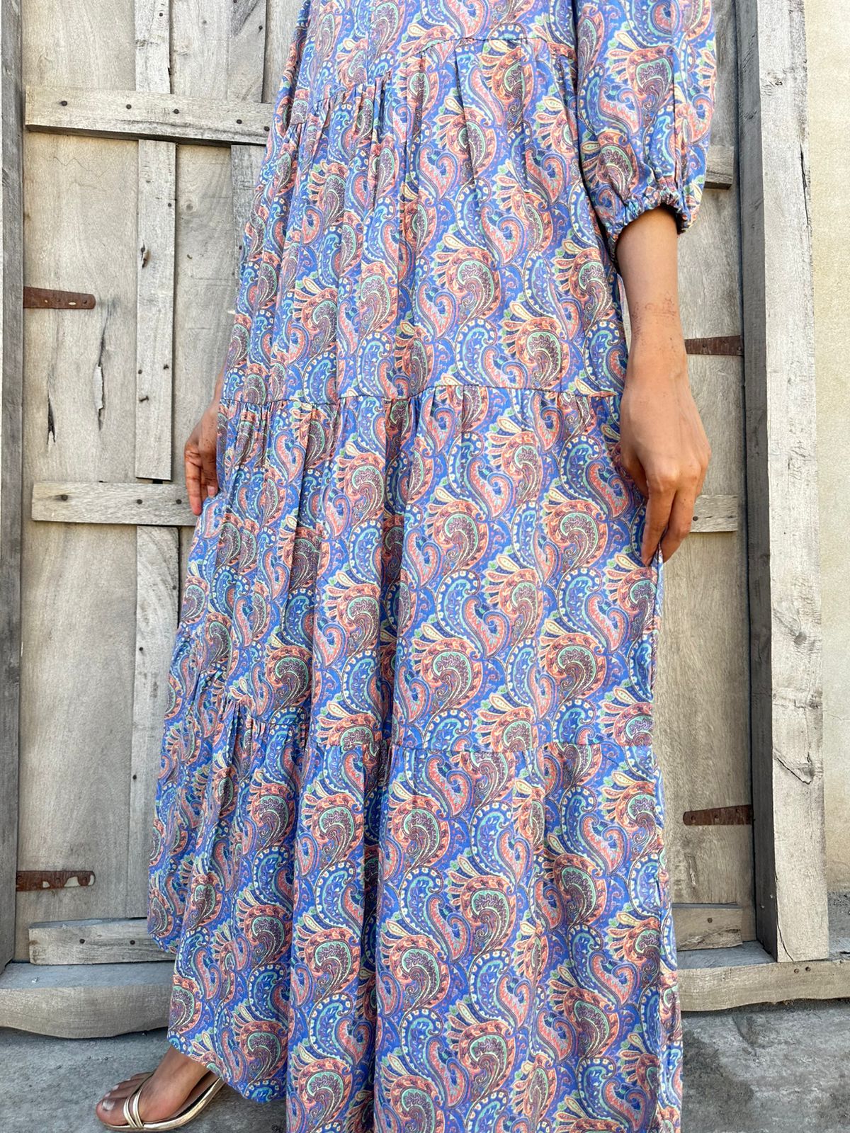Paisley Charm Casual Maxi