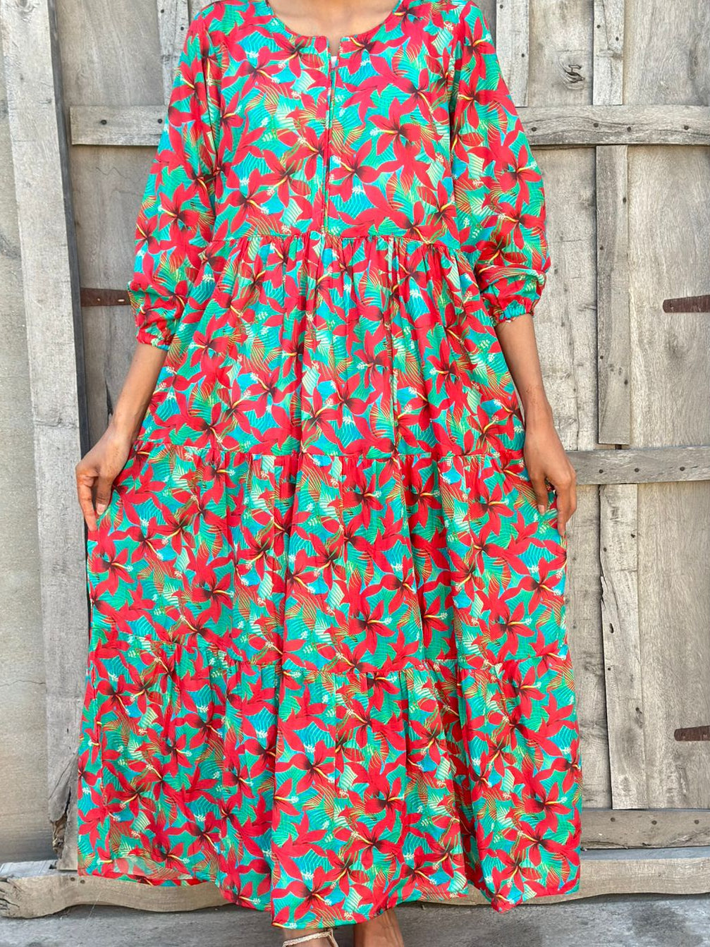 Lawn Printed Casual Tunic Frock – Summer Breeze Edition