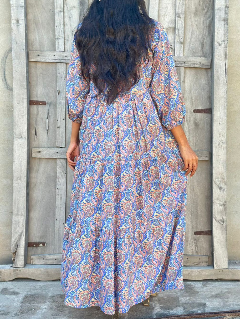 Paisley Charm Casual Maxi